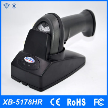 RF receiver and charging all in one base 1d laser cordless barcode scanner (XB-5178HR)