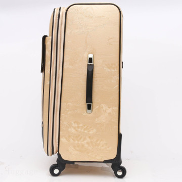 Fashion  trendy PU leather trolley bag luggage
