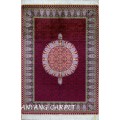 4,5 &quot;x 6,5 &#39;Handwoven Oriental Persian Rug Pure Silk