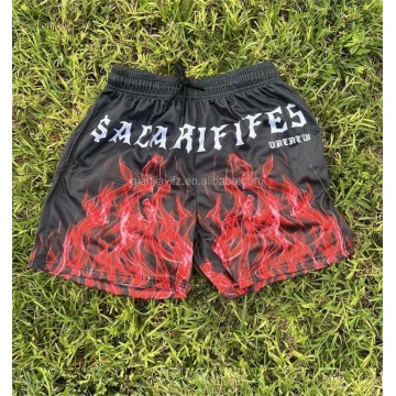 Shorts de rua masculinos da moda