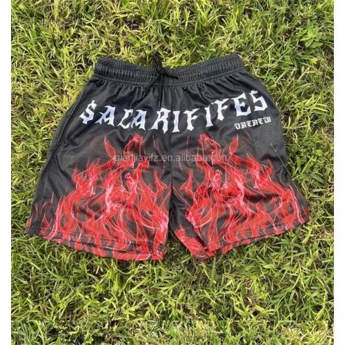 Shorts de rua masculinos da moda