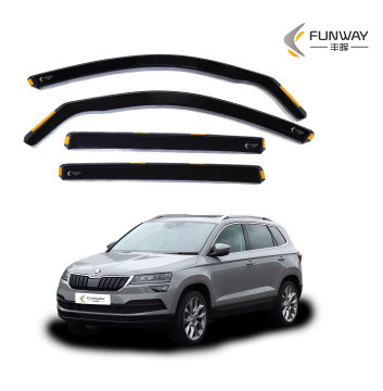 PMMA Protection Window Deflector สำหรับ Skoda Karoq 5d 2017