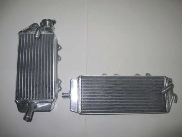 KTM SXF450 गंदगी बाइक रेडिएटर 100% एल्यूमीनियम सामग्री के साथ