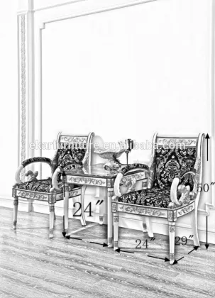 Fabric armchair / living room furniture armchair