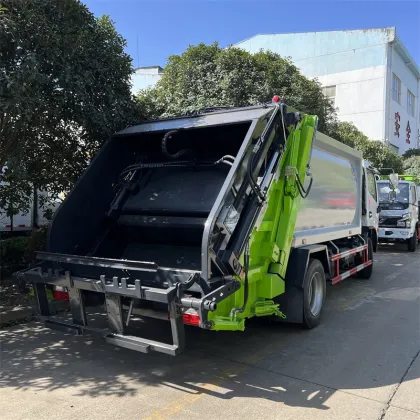 Brand New DONGFENG 9 Cubic Compactor Garbage Container Lift Trucks