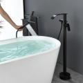 Waterfall Freestanding Tub Faucet Floor Tub Filler