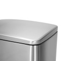 Rectangular Modern Stainless Steel Pedal Garbage Bin