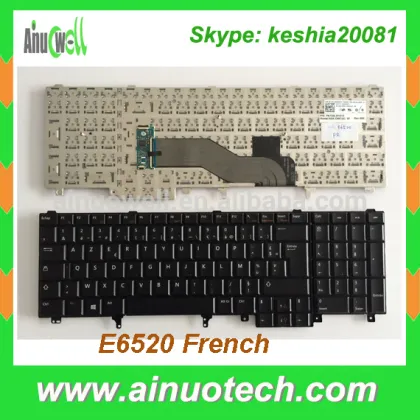 Laptop Keyboard For Dell E6520 E5520 M4800 M6800 E5530 E6530 M4700 M6700 French Layout Laptop Keyboard US UK IT GR LA AR SP RU
