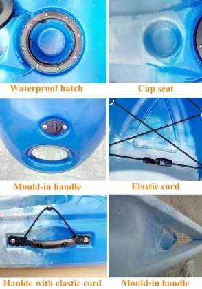 Professional Manufacturer of 400cm Blue 2 Person Canoe Sea Kayaks