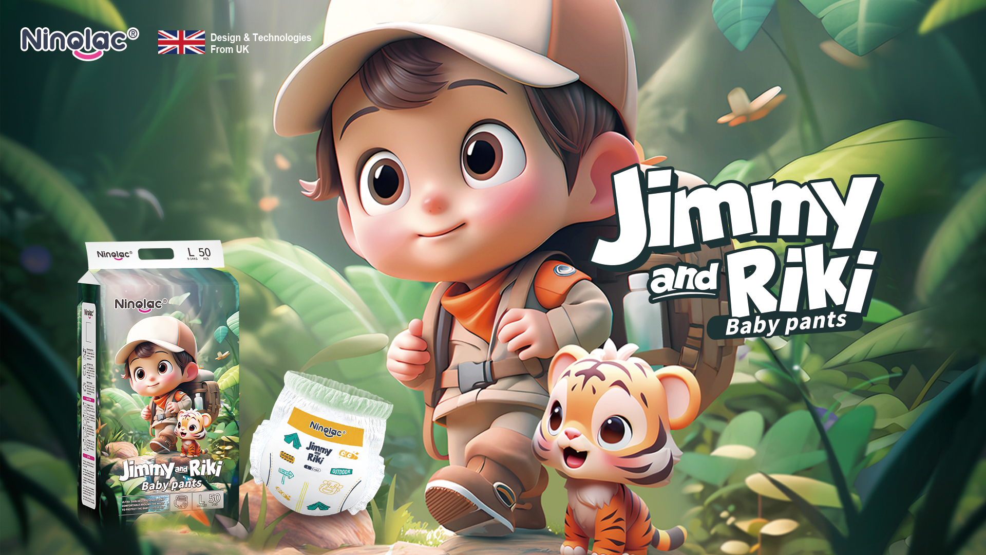 Ninolac Baby Pull Up Pants Diapers-1