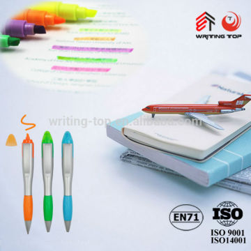 2014 free sample with highlighter ball pen