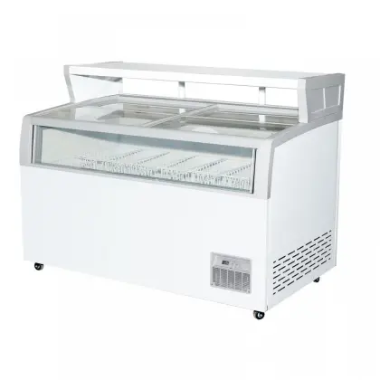 Small Gelato Showcase/IceCream Freezer Showcase Refrigerator