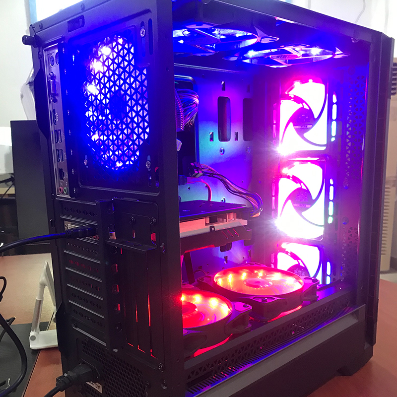 Assemble a desktop computer