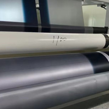 Production of F gray-banded blue PVB film