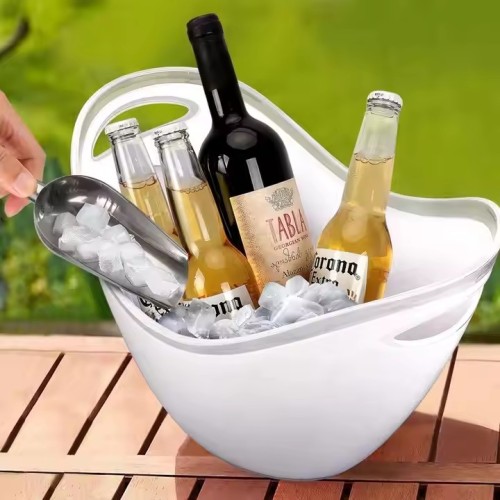 Customized Ice Bucket 4 Liter Plastic Champagne Bucket