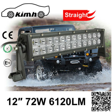 Motorcycle 12 Inch 6120LM led light bar for agriculture machinery