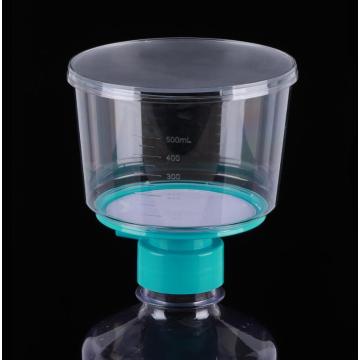 500 ml PES-Membran-Flasche Top-Vakuumfilter