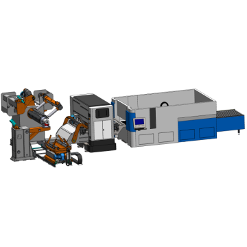 Высокоточная линия для лазерной резки рулонов с ЧПУ
