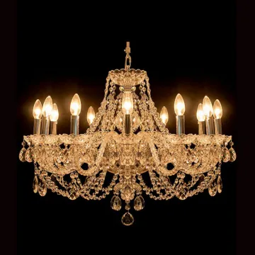 Foyer Entryway Maria Theresa Crystal Chandelier Lighting for Dining Room Living Room