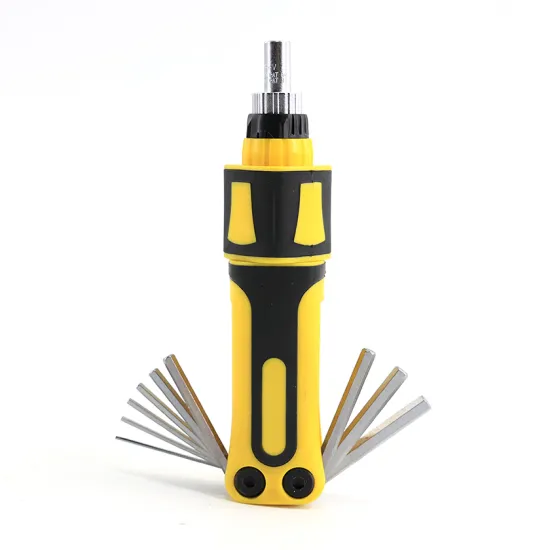 16-in-1 Ratchet Folding Hex Key Set: Wrench, Screwdriver, and Ratcheting Tools in One