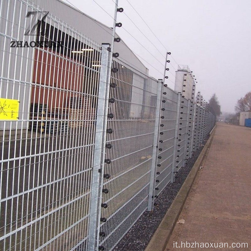 Recinzione in tribunale per recinzione a doppio filo con filo spinato