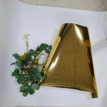 Rigid PET metallized film in gold is used for blister packaging