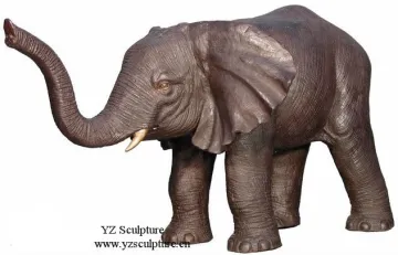 Brass Sculpture Elephant (BAS-G004)