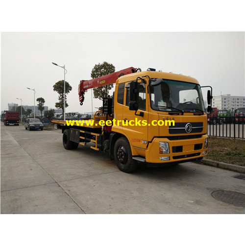 Dongfeng 10ton Tow Truck Wreckers con grúas