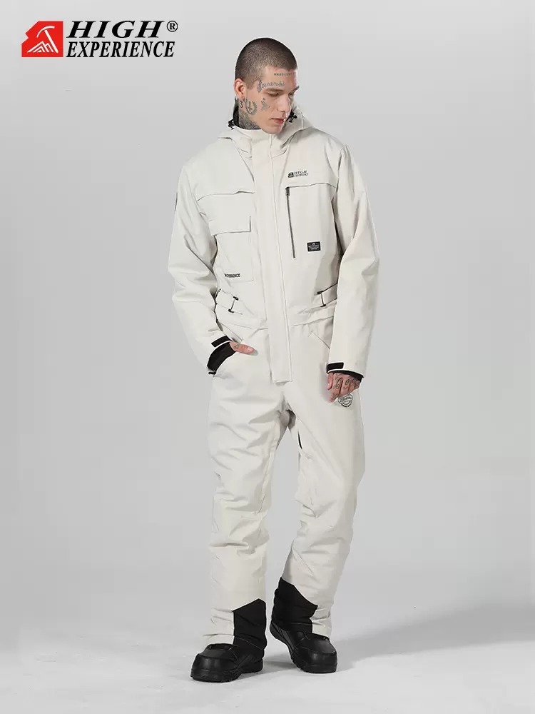 Waterproof Couple Workwear One-Piece Ski Suits