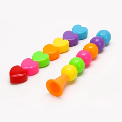 Macaroon 5 Colorful Cute Bear Mark Highlighter Pens for Adults and Kids