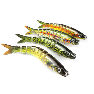 132mm Multi-Joint Swim Bait Lifelike Fishing Lure - 8 Segments Artificial Hard Bait Wobbler