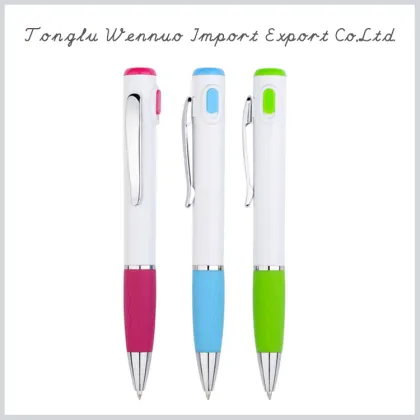 Latest design multi function pen led light ballpoint pen