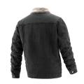 Winter Herren Jeansjacke Plus Samt-Verdickung