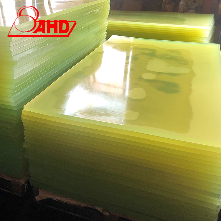 Mataas na density polyurethane pu plastic sheet para sa shock pagsipsip ng plate plate