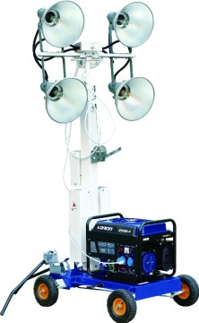 Power 2000W, Benzin- oder Dieselmotor, industrielle Qualität des mobilen Lichts versichert