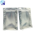 Food packaging bag with side gusset for protein