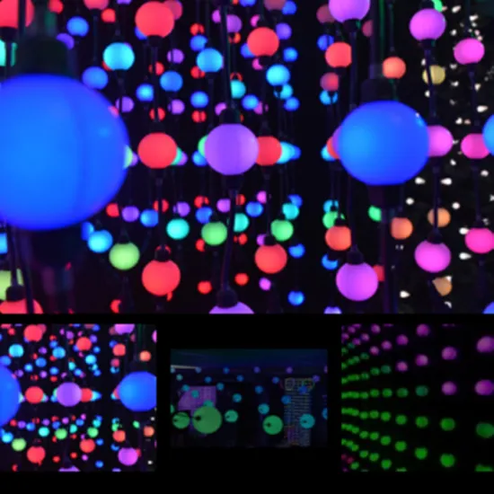 RGB String LED Pixel Ball for Christmas Lighting