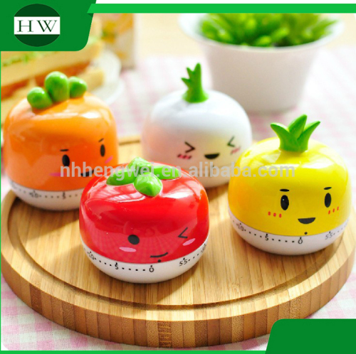 60 minute cut down digital plastic cartoon vegetable kitchen mini electronic reminder intervalometer timing device clock timer