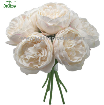 Artificial Flower, 32cmH Artificial Peony Bouquet, High Quality Silk Peony Bouquet, Artificial Peony Bunch