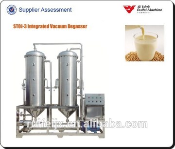 Degasser product for soy milk processing machine