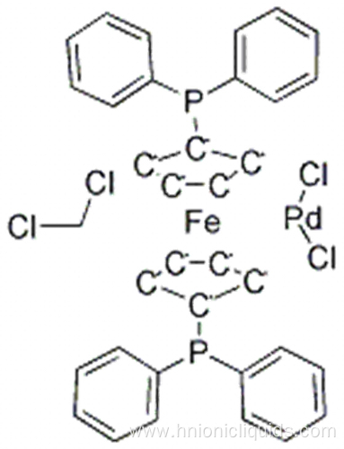 1,1'-Bis(diphenylphosphino)ferrocene-palladium(II)dichloride dichloromethane complex CAS 95464-05-4