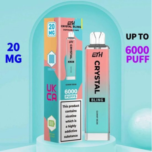 ETH Crystal Bling 6000 Puffs Disposable Vape Wholesale