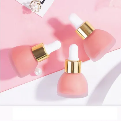 Private Label Pink Liquid Blush - Non-Oily Organic Make-up for Girls