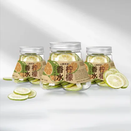 Artisanal Freeze-Dried Lemon Slices for Herbal Infusions