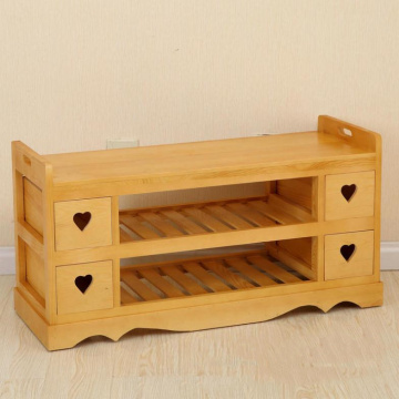 Change Shoe Sitting Solid Wood Simple Shoe Bench