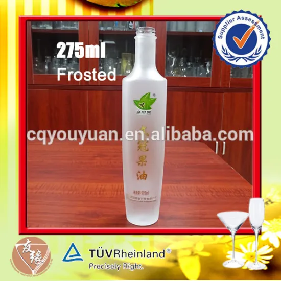cheap price wholesale glass liquor bottles 275ml