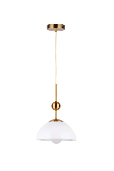 White Glass Modern Kitchen Nordic Pendant Light