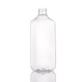 Groothandel platte transparant plastic huisdier eetbare olie herbruikbare toilettasflessen 400 ml met flip top cap