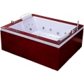 59 Inch Freestanding Whirlpool Tub 2 Person Large Villa Massage Bathtub