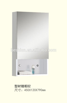 Functional side mirror cabinet